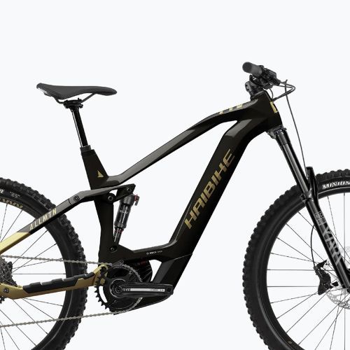 Elektrofahrrad Haibike Allmnt CF 8 750 Wh black/gold gloss
