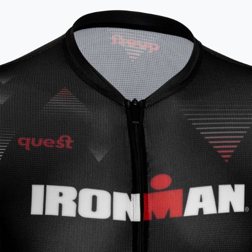 Fahrradtrikot Herren Quest Race Line France Iron Man black