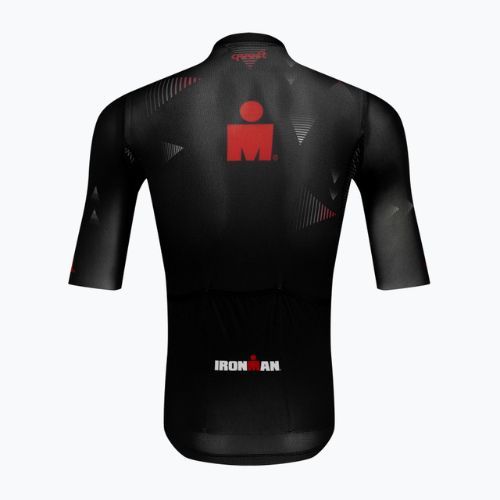 Fahrradtrikot Herren Quest Race Line France Iron Man black