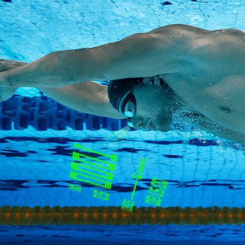 Holoswim Smart Schwimmbrille schwarz