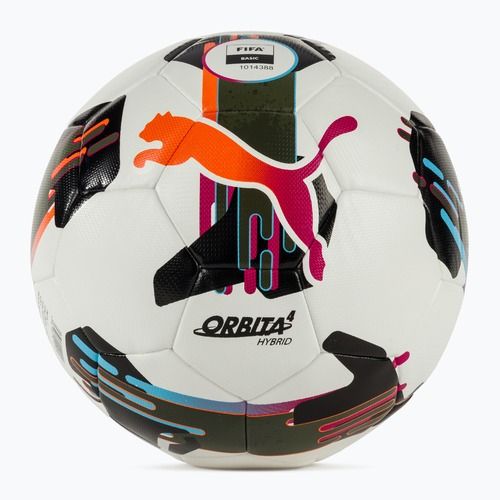 PUMA Orbita 4 HYB FIFA Basic Fußball puma weiß/multicolor Größe 5
