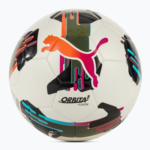 PUMA Orbit 5 Fusion Fußball puma weiß/multicolor Größe 3