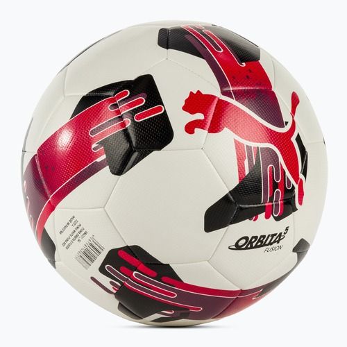 PUMA Orbit 5 Fusion Fußball puma weiß/puma rot Größe 4