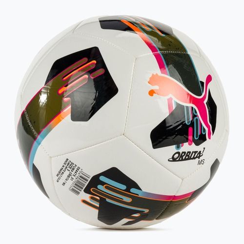 PUMA Orbita 7 MS Fußball puma weiß/multicolor Größe 5