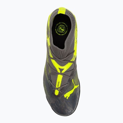 PUMA Future 7 Match Rush TT stark grau/kalt dunkelgrau/elektrische Kalk Fußballschuhe