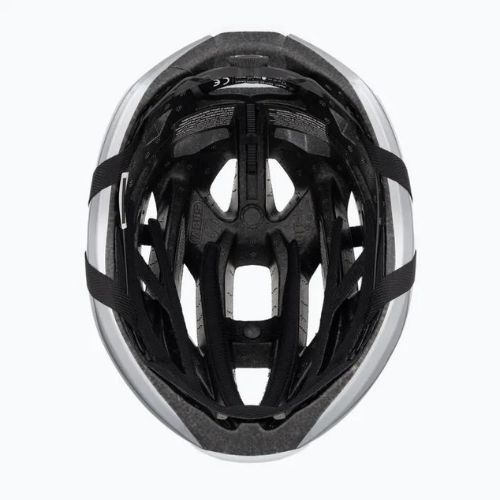 ABUS StormChaser Fahrradhelm Fleece weiß
