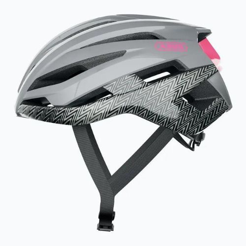 ABUS StormChaser Fahrradhelm zickzack grau
