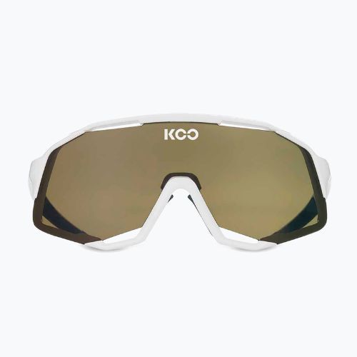 Koo Demos weiß/braune Sonnenbrille