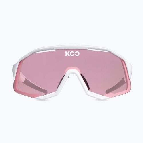 Koo Demos weiß/photochromatische rosa Sonnenbrille