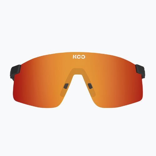 Koo Nova Sonnenbrille schwarz matt/rot verspiegelt
