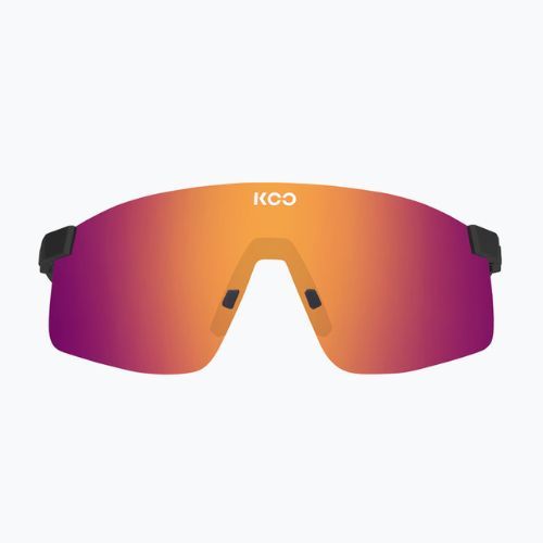Koo Nova Sonnenbrille schwarz matt/fuchsia verspiegelt