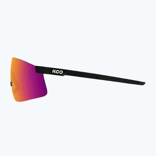Koo Nova Sonnenbrille schwarz matt/fuchsia verspiegelt