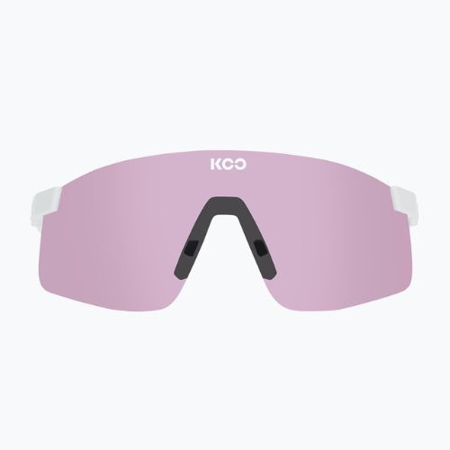 Koo Nova Sonnenbrille weiß matt/photochrom rosa