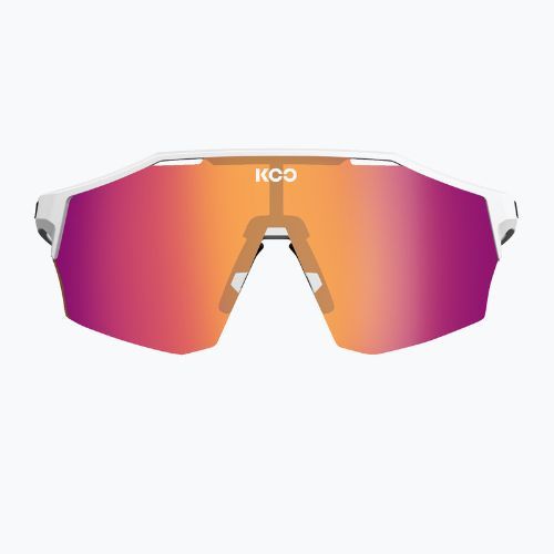 Koo Alibi Sonnenbrille, weiß, matt/photochrom, fuchsia