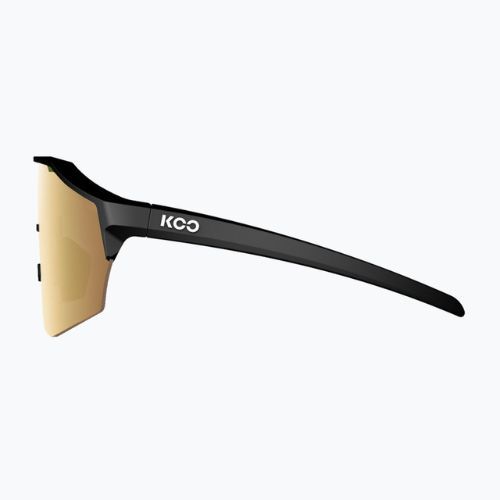 Koo Alibi Sonnenbrille schwarz matt/gold verspiegelt