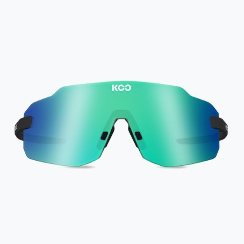 Koo Supernova schwarz matt/grün verspiegelte Sonnenbrille