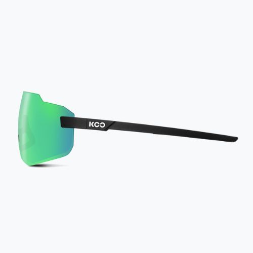 Koo Supernova schwarz matt/grün verspiegelte Sonnenbrille