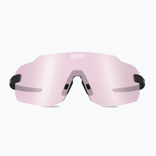 Koo Supernova schwarz matt/photochrom rosa Sonnenbrille