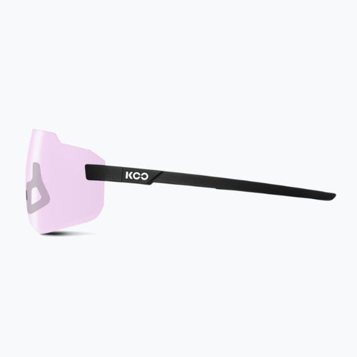 Koo Supernova schwarz matt/photochrom rosa Sonnenbrille
