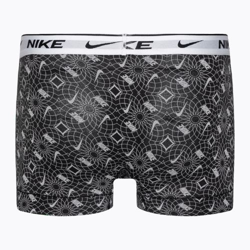 Herren Nike Everyday Cotton Stretch Trunk Boxershorts 3 Paar schwarz/blau/grau