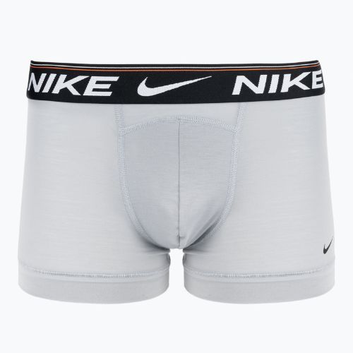 Herren Boxershorts Nike Dri-FIT Ultra Comfort Trunk 3 Paar grau/orange