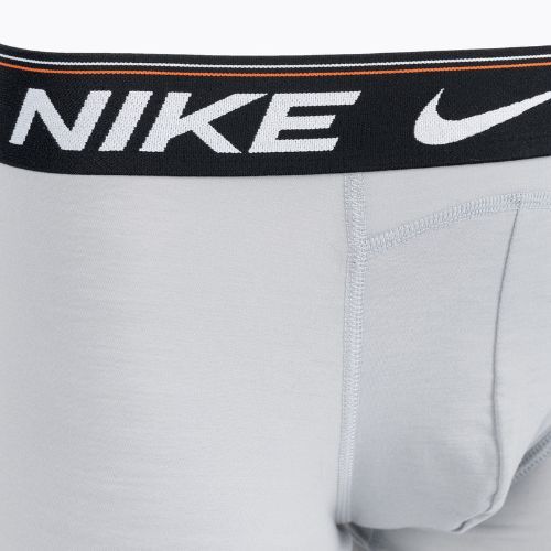 Herren Boxershorts Nike Dri-FIT Ultra Comfort Trunk 3 Paar grau/orange