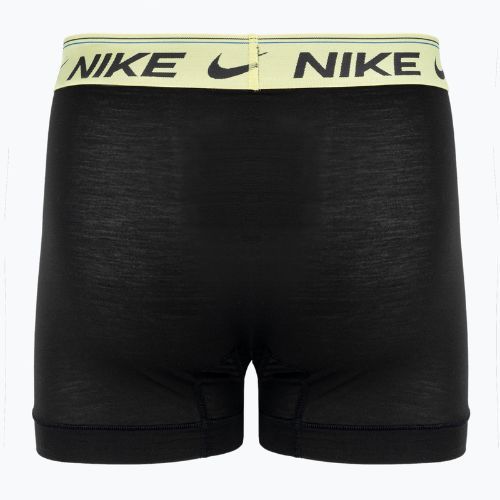 Herren Nike Dri-FIT Ultra Comfort Brief Boxershorts 3 Paar schwarz/gelb/fuxia