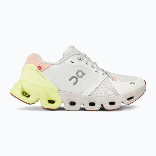 Damen On Cloudflyer 4 weiß/heu Laufschuhe