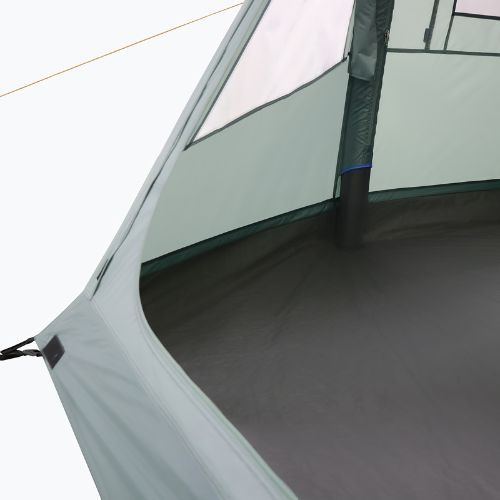 Aufblasbares 4-Personen Campingzelt KADVA AIRcamp 4.4 grün