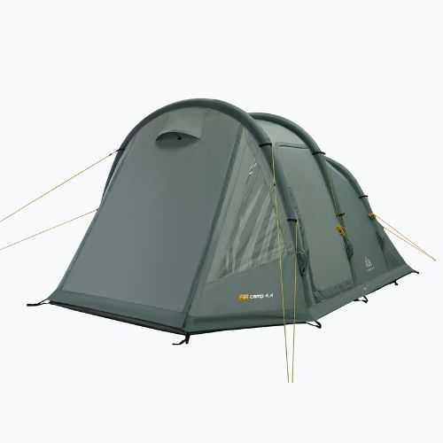 Aufblasbares 4-Personen Campingzelt KADVA AIRcamp 4.4 grün