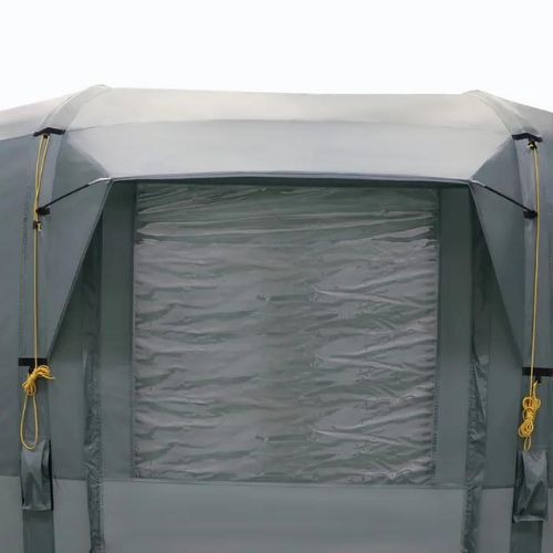 Aufblasbares 6-Personen Campingzelt KADVA AIRcamp 6.33 grün