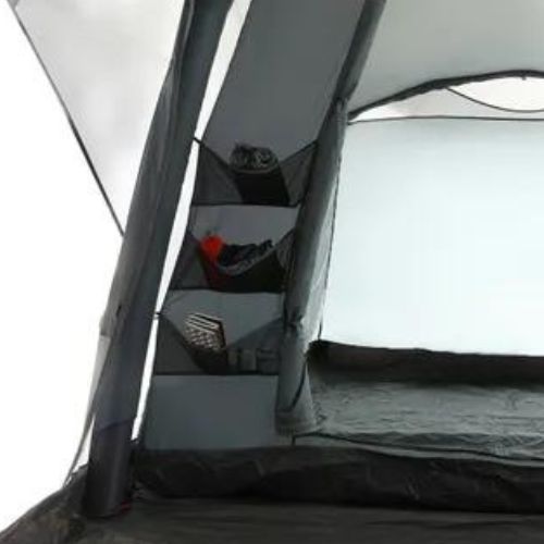 Aufblasbares 8-Personen Campingzelt KADVA AIRcamp 8.44 grün