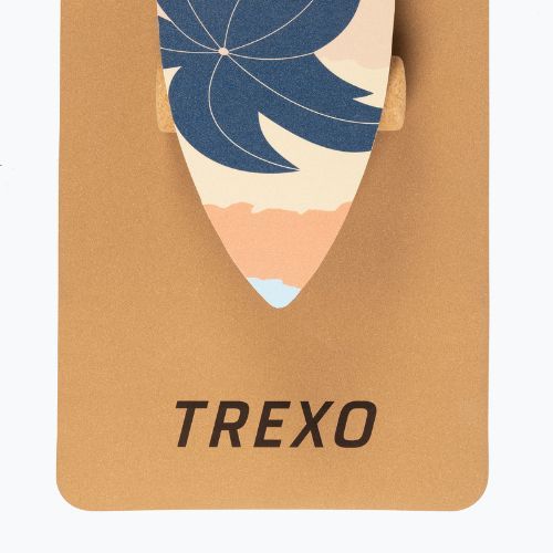 Balancierbrett + Matte + Rolle TREXO BBS01 blau/orange