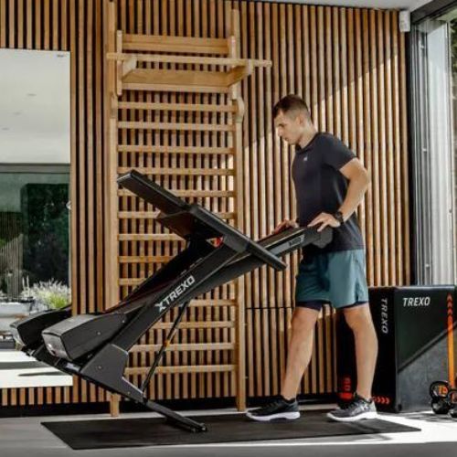 XTREXO X400 elektrisches Laufband schwarz