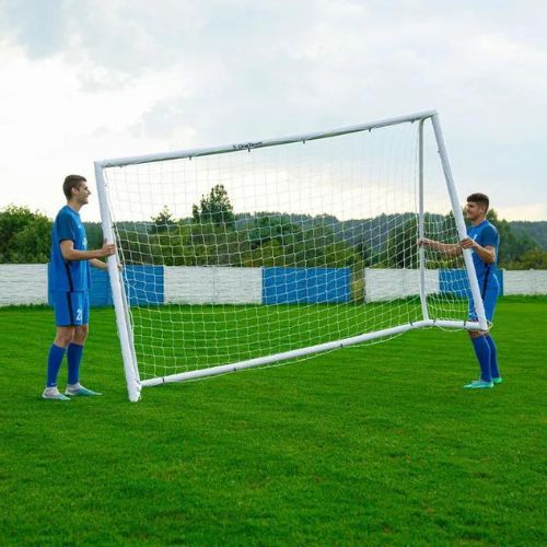 OneTeam PVC-Fußballtor 300 x 200 cm weiß