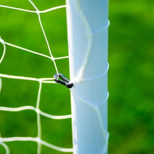 OneTeam PVC-Fußballtor 244 x 150 cm weiß