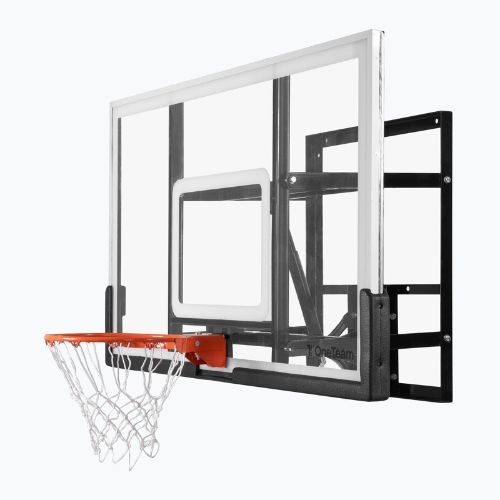 OneTeam Basketballset BB180AP Verstellbares Backboard + Reifen
