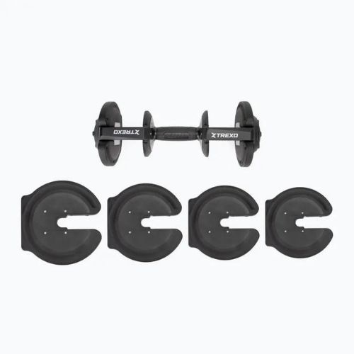 XTREXO verstellbare Kurzhantel TXO-B4W003 18 kg schwarz