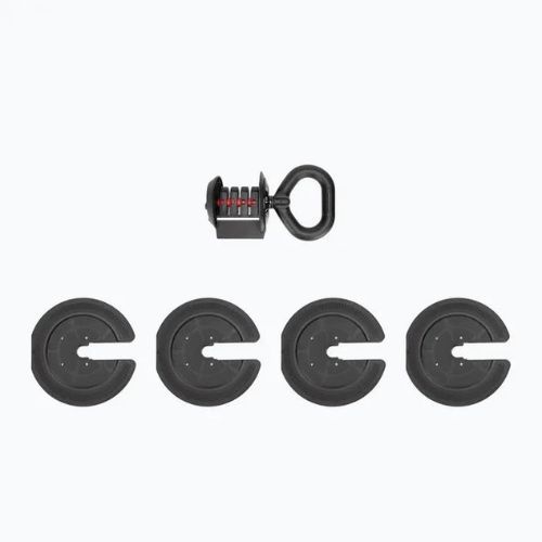 XTREXO TXO-B4W004 12kg verstellbare Kettlebell schwarz