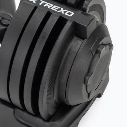 XTREXO TXO-B4W004 12kg verstellbare Kettlebell schwarz