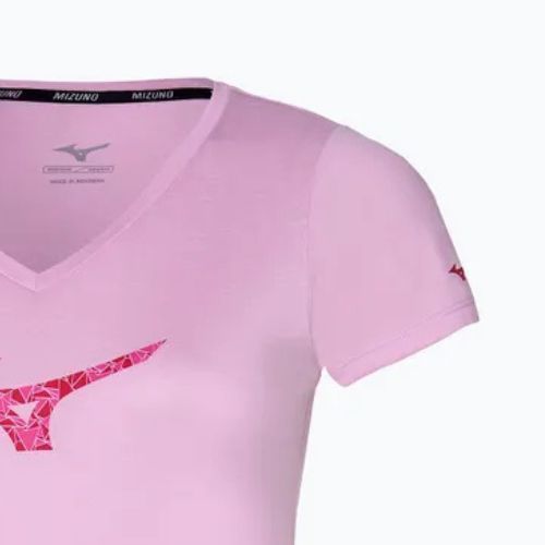 Damen Laufshirt Mizuno Impulse Core RB Tee rosa lavendel