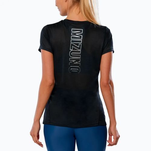 Damen Laufshirt Mizuno Core Graphic Tee schwarz