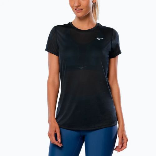 Damen Laufshirt Mizuno Core Graphic Tee schwarz