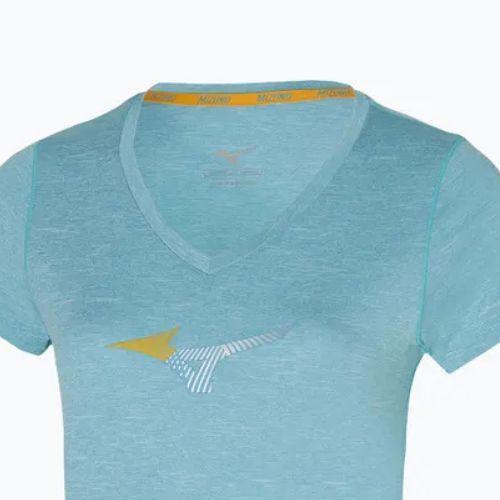 Damen Laufshirt Mizuno Impusle Core RB Tee milchig blau