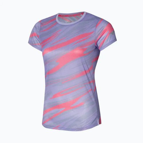 Damen Laufshirt Mizuno DAF Graphic Tee pastell lila