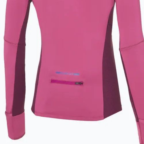 Damen Laufsweatshirt Mizuno Warmalite HZ magenta haze