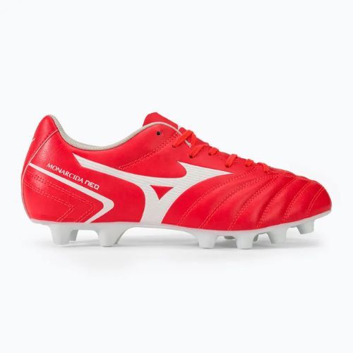 Mizuno Monarcida Neo II Select FG Herren Fußballschuhe flerycoral2/weiß