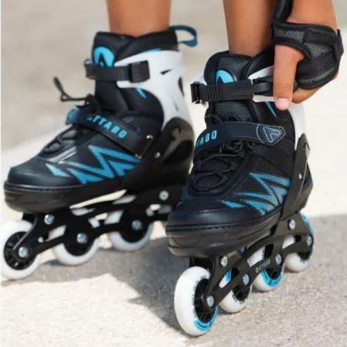 ATTABO 2-in-1 Kylo blau Kinder Inline-Skates