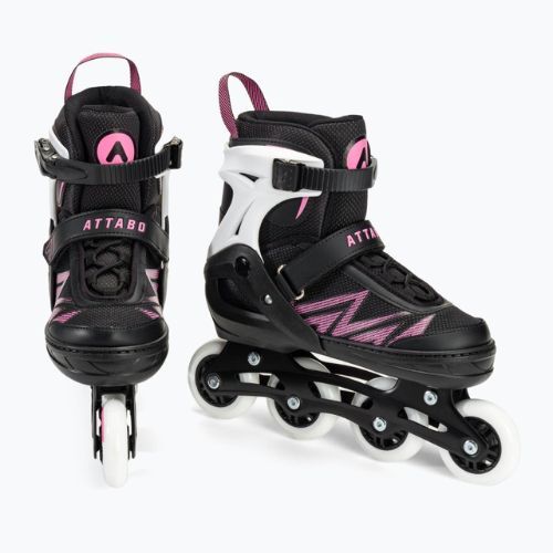 ATTABO 2-in-1 Schlittschuhe für Kinder Kylo rosa