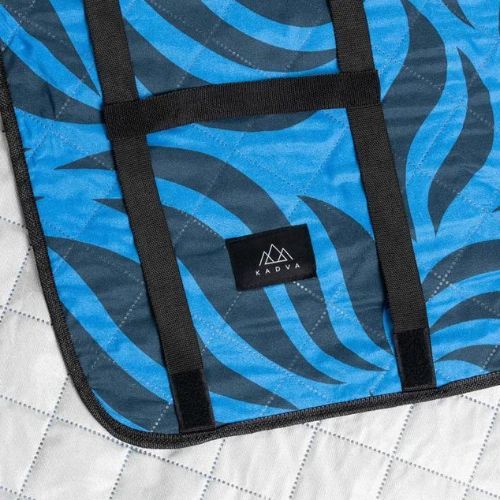 Picknickdecke KADVA Rulo 170x140 cm blau